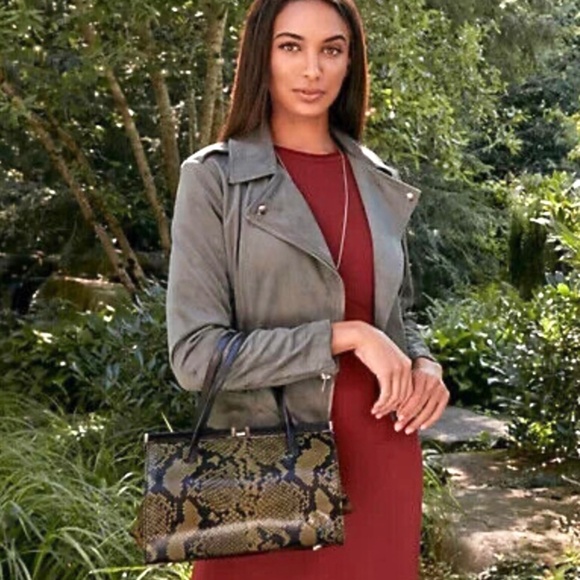 Patricia Nash Camellino  Italian Python Collection, color Olive - Picture 3 of 11